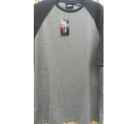 Espionage Pigiama Shorty in Jersey Cotone-Poliestere Grigio PJ105 2XL-8XL