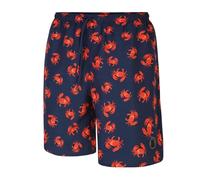 Espionage Uomo Taglie Forti Granchio Stampa Watershort 088 2XL A 8XL, Navy Col