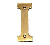 eSplanade Brass House - Targhetta per porta dell'hotel, con lettera dell'alfabeto "A", 10,2 cm ("I" Alphabet-4")