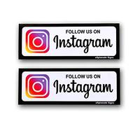 eSplanade Cartello adesivo Instagram Facebook e Instagram Facebook Combo+ (Instagram Sign)
