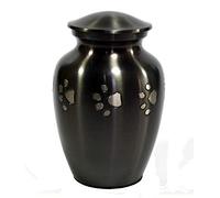 eSplanade Pet Cremation Urn Memorials urn Contenitore Jar Pot | Urna d'ottone | Urna di metallo | Burial Urn | Memorie di Keepsake | Urna di gatto di cane (Grigio 30 libbre)