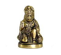 ESPLANADE Statua in ottone Hanuman Anjaneya Pavan Putra Bajrangbali Idol Murti Moorti (formato piccolo) -2.5 pollici | Pooja Idols | Home Decor
