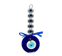 ESPLANADE Vetro malocchio da appendere alla porta dell'auto per buona fortuna e prosperità (blu, grande)