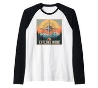 Esplora altro Bussola Escursionismo Campeggio Maglia con Maniche Raglan