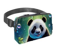 Esplora con stile con il nostro marsupio da viaggio, la borsa a tracolla perfetta per corsa, passeggiate, escursioni e ciclismo, il bel koala nuota sott'acqua, Multicolore#02, 1.5x9.0x5.9in/4x23x15cm
