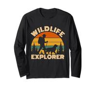 Esplora di più Trekking Campeggio Divertente Escursionista Wildlife Explorer Maglia a Manica