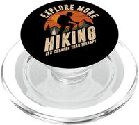 Esplora di più Trekking Montagne Campeggio Funny Explorer Escursionista PopSockets PopGrip per MagSafe