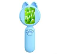 Esplora il mondo con mini microscopio portatile per bambini, 8 luci LED regolabili e durata della batteria di 2 ore per avventure all'aperto (blu)