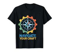 Esplora Il Tuo Design Craft Compass per i creatori Maglietta