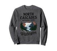 Esplora la natura North Cascades National Park Washington Felpa