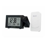 Esplora la sveglia con proiezione scientifica nera