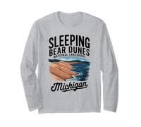 Esplora Le iconiche Dune degli orsi dormienti del Michigan Maglia a Manica