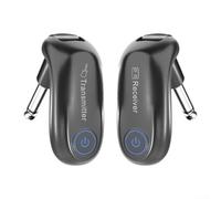 Esplora nuove possibilità di musica con il sistema di chitarra wireless ricaricabile dotato di un connettore girevole (nero)