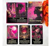 Esplora regni misteriosi con Chakra e Reiki Oracle 。Carte Oracle e tarocchi per principianti, Carte Oracle di guarigione energetica