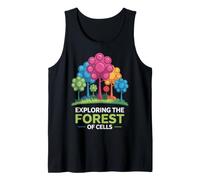 Esplorando la Foresta delle Cellule Design colorato Canotta