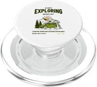 Esplorare sempre - Avventure all'aperto in montagna falò PopSockets PopGrip per MagSafe