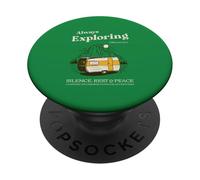 Esplorare sempre - Avventure all'aperto nella natura selvaggia del falò PopSockets PopGrip Adesivo
