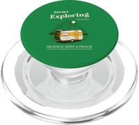 Esplorare sempre - Avventure all'aperto nella natura selvaggia del falò PopSockets PopGrip per MagSafe