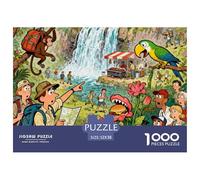 Esplorazione delle foreste pluviali tropicali Puzzle in Legno Impermeabile DIY Puzzles Da 1000 Pezzi Per Adulti Impossibili Giochi Educativi