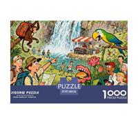 Esplorazione delle foreste pluviali tropicali Puzzle in Legno Impermeabile Puzzles Da 1000 Pezzi Regali Per Adulti Divertenti Per Decorazioni Domestiche