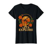 Esploriamo Escursionismo Backpacking Avventura Flore Maglietta