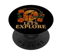 Esploriamo Escursionismo Backpacking Avventura Flore PopSockets PopGrip Adesivo