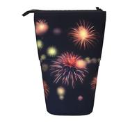 Esplosione Firework stampa 3d telescopica matita sacchetto portapenne cancelleria caso, stand-up retrattile trasformatore borsa