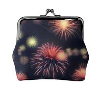 Esplosione Fuochi D'artificio Stampa 3D Portamonete Compatto Squisito Bacio Blocco Portafoglio Carino Mini Pouch Monete Carte Portafoglio