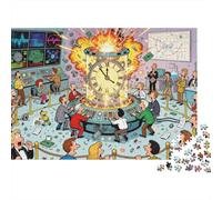 Esplosione nel Laboratorio di Viaggio nel Tempo della Scienza-Fiction Puzzle in Legno Impermeabile DIY Puzzles Da 1000 Pezzi Regali Per Adulti Sfidanti E Rompicapo Giochi Di Impegnativi