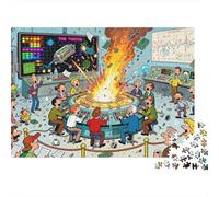 Esplosione nel Laboratorio di Viaggio nel Tempo della Scienza-Fiction Puzzle in Legno Impermeabile Puzzles Da 1000 Pezzi Regali Per Adulti Colorati Per Decorazioni Domestiche