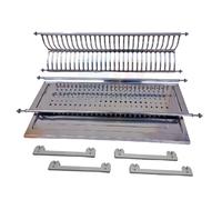 ESPOMASISHOP ScolapiattiI In ACCIA SCOLAPIOATTI + KIT 56 cm Montaggio 53 A 60 CM