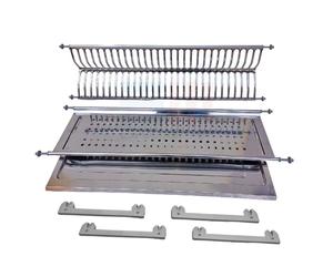 ESPOMASISHOP ScolapiattiI In ACCIA SCOLAPIOATTI + KIT 56 cm Montaggio 53 A 60 CM