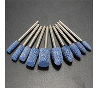 EsportsMJJ 10Pcs 1/8 Pollice Gambo Blu Abrasivo-Mounted Stone Mola Utensile Rotante Per Dremel