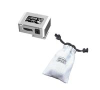 Esposimetro con display a LED e misuratore di luce for fotocamera con slitta fredda for accessori personalizzati for fotografia con fotocamera DSLR Casa e ufficio(Silver Set)