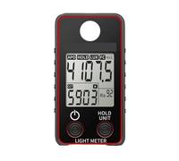 Esposimetro, Misuratore di luminanza del tester della temperatura del colore 0,5-300000LUX Misuratore di prova illuminazione a LED Dispositivo di misurazione della luminanza fotografica