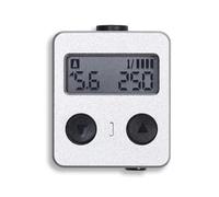 Esposimetro superiore per fotocamera, con supporto per slitta fredda | Schermo OLED, misurazione della luce ambientale e risposta rapida, per fotocamere vintage, a telemetro e SLR(Silver)