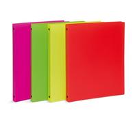 Espositore 12 raccoglitori 4 anelli Lebe assortiti - 80980