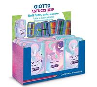 Espositore 6 astucci 3 zip Giotto Catty assortite - F963200