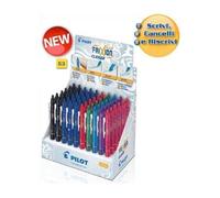 Espositore 60 penne a scatto cancellabil punta 0,7 mm colori assortiti - Z99740
