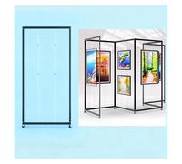 Espositore a cavalletto grande,Espositori Per Mostre D'Arte,Supporto For Poster Con Ruote,Supporto Versatile per Dipinti,Supporti Presentazioni,Pannello Espositivo Mobile(1pcs,100*200cm/39.4*78.7in)