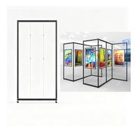 Espositore A Cavalletto Grande,Espositori Per Mostre D'Arte,Supporto Poster Con Ruote,Pubblicitario Da Pavimento A Terra,Supporti Presentazioni,Pannello Espositivo Mobile(5pcs,100*200cm/39.4*78.7in)