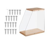 Espositore a dischi - Contenitore moderno in acrilico trasparente - Supporto per display per collezione di dischi in vinile, per soggiorno, camera da , casa, teatro, appartamento, adolescenti