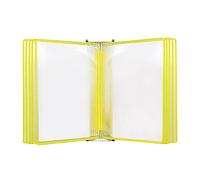 Espositore a fogli mobili per poster da parete, Portadocumenti con libro sfogliabile for poster montato a parete lettera A4, multicolore, 13x9x3,9 pollici(Unique Colour)