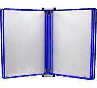 Espositore a libro a soffietto da parete Espositore da parete for flip book A4 13x9x1,57 pollici multicolore(Blue)