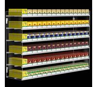 Espositore a Parete con Spinta Automatica - Organizzatore di stoccaggio per la Vendita al Dettaglio in Acrilico per Un Facile Accesso e Una Migliore visibilità nei Negozi