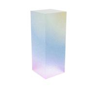 Espositore a piedistallo, espositore a piedistallo in Acrilico - 40x40x90 cm, ripiano Organizer a cubo per Feste di Matrimonio, Decorazioni per Eventi, Marketing per Negozi di Abbigliamento,