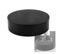 Espositore a piedistallo, espositore cilindrico Rotondo per Oggetti da Collezione e manichini, Base per Piattaforma espositiva per Eventi e casa (Nero, 60x30 cm) - Perfetto per Negozi di abb