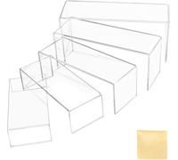 Espositore Acrilico Espositori Plexiglass 5 Pezzi 5 Dimensioni Display Riser Esp