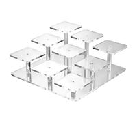 Espositore acrilico multistrato trasparente per gioielli collezionismo e decoraz