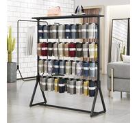 Espositore autoportante per biancheria intima con ripiani a 3 ripiani per boutique e negozi al dettaglio, organizza mutandine, pantaloncini, reggiseni, costumi da bagno e calzini